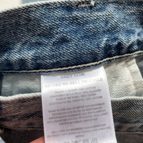 Daily Blue Easy Jeans Wide Leg Pacific Blue Wash Size 28 - Picture 9 of 13